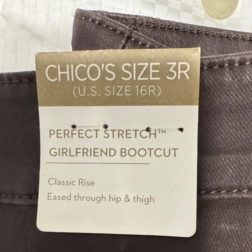 Chico's chocolate brown Pants - Picture 2 of 4